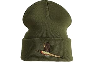 BADDERY Berretto: Fagiano - Caccia Cacciatore - Berretto Lana Invernale Ski - Beanie Uomo Uomini Donne - Cappello Caldo - Regalo Cacciatore - Army Hunting Cervo (One Size)