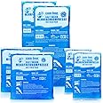 com-four® Bargain Pack Multi-Purpose Reusable Compress in 3 Sizes - Gel Pad Hot & Cold - Cool Pack - Microwave-Safe - Made in Germany (6 pieces)