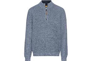 camel active Herren Stricktroyer aus Baumwollmix