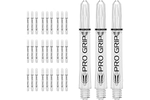Target Darts 10 x Sets of Pro Grip Dart Schäfte - 30 Dart Shafts in Total - Kurz/Intermediär/Mittel 12 Dart Zubehör Dartpfeile