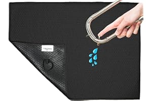 Brasstache The Original Spit Catcher by - For Brass/Wind Instruments, Ultra-Absorbent and Leakproof, Multi-layered Cloth/Pad to Empty Your Spit, Self-Packing… (Large, 13.5x18 in)