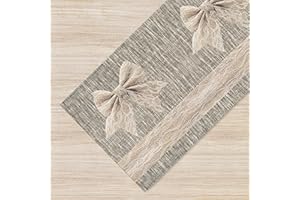 IlGruppone Tappeto Cucina Antiscivolo Made in Italy Passatoia Antimacchia Multiuso Corridoio Soggiorno Lavabile in Lavatrice - FioccoBeige - 50x200 cm