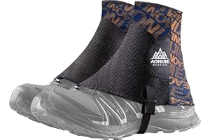 ‎AZARXIS Azarxis Reflektierende Trail Low Gaiters, Gamaschen Atmungsaktiv für Damen und Herren, Wandern, Klettern