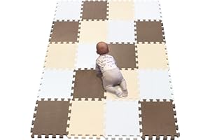 YIMINYUER® 20 Piezas (30cmx30cmx1cm Cada Pieza), Infantiles Alfombrillas para Puzzles, Bebés Alfombras Puzzles y Juegos, Niños Alfombra Puzzle Bebe R01R06R10G301020