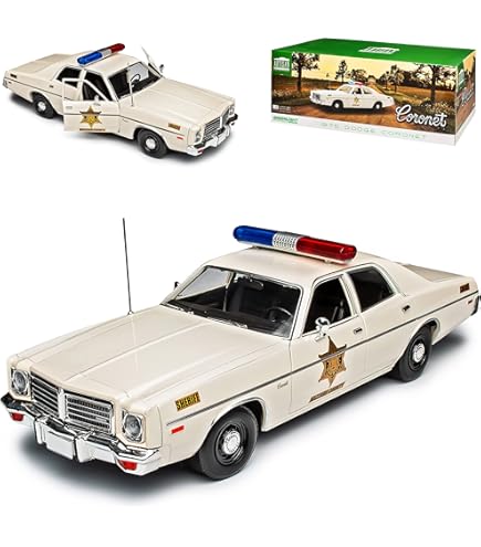 Greenlight Dodge Monaco Chicago Police Department CPD 1974 blau