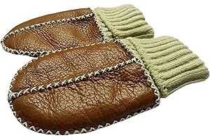 Altabebe Baby Lambskin Mittens, Brown