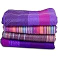 Tumi Latin American Crafts Large soft and warm blankets - Double Size - Purple