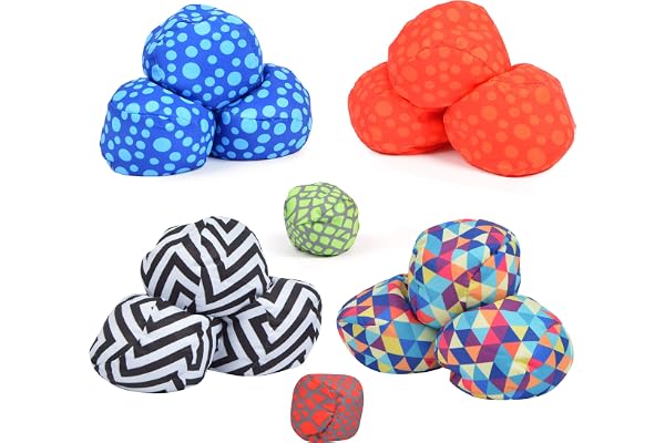 Ocean 5 Jeu de Boules extême - Set de Boules Souples, Street-Boccia, Cross Country Petanque avec Sac de Transport Toujours Jouer Partout et à l'extérieur