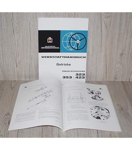 IHC Manuale Officina Per Trattore IHC/MC Cormick D-323 - Guida Riparazione Motore In Tedesco, Edizione Rilegata Manuale Officina Trattore - Foto 6