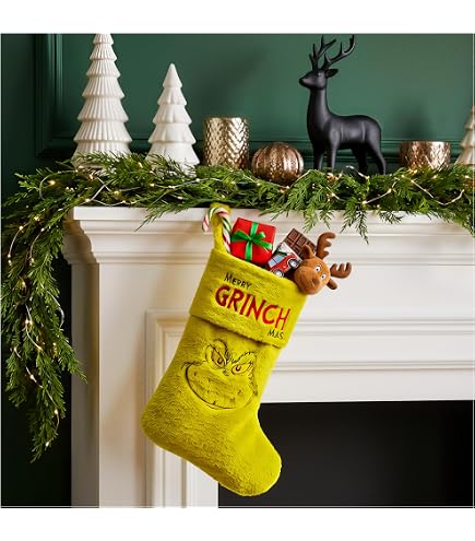 The Grinch - Calza di Natale Dr. Seuss, 60 cm, colore
