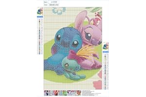 YOUYIDUN 5D DIY Diamant Malerei Kit, Diamant Kunst Malerei Bild Kit, Leinwand Kreuz digitale Malerei Zubehör, Geschenke, Erwachsene, Wände, Home Dekoration-Animation Koala- Angel