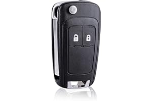 FINTERRY Coque Clé Opel 2 Boutons Compatible pour Opel Astra Adam Insignia Kaskada Corsa Karl Meriva Mokka Zafira Boitier Clé Opel Vauxhall, TéLéCommande Insignia A Astra J Corsa E Meriva B