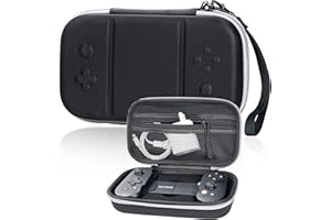 Yosuny Tragetasche Kompatibel mit Backbone One, iOS und Android Mobile Gaming Gamepad/Controller, Netztasche mit Schlüsselanhänger und Zubehör（Schwarz, nur Tasche）