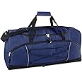 60 Litre Duffle Bag – Heavy Duty Extra Large Sports Gym Equipment Travel Duffel Bag for Men and Women (Blue)
