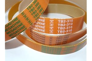 TB2-330 7 Rib Megadyne Belt Polystere Cord 330 mm de longitud