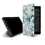 caseable lightweight standing cover for Fire 7 Tablet (7th generation - 2017 Release only), Make me blush (with Auto Wake/Sleep)