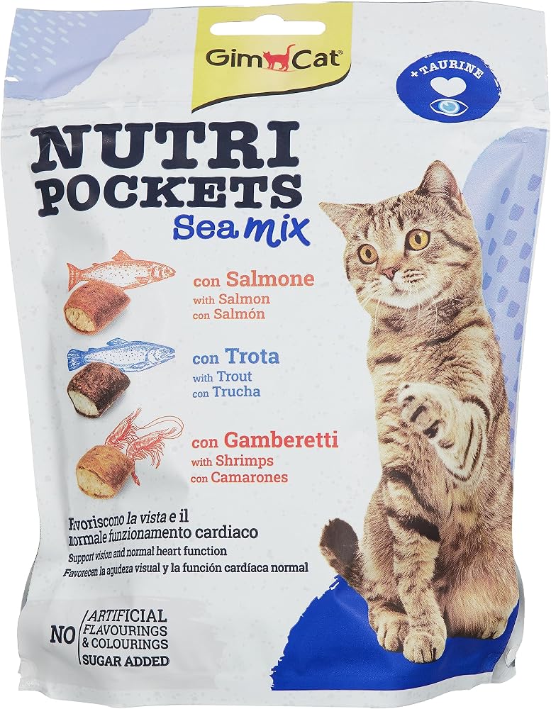 GimCat Nutripockets Kedi Ödülü Sea Mix 150 gr