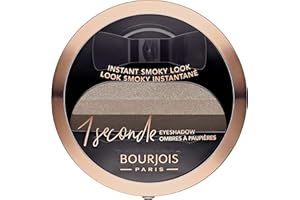 Bourjois - Ombre à Paupières 1 Seconde Eyeshadow - Smoky Facile et Couleur intense - 07 Stay on Taupe 3gr