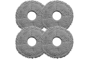 Dreame 2x pares de mopas de repuesto para DreameBot L10s Pro, hasta 180 rpm, presión constante, limpieza profunda del suelo