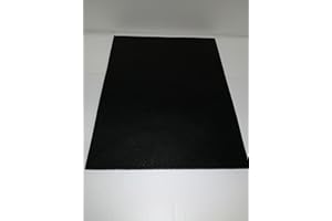 Schachenmayr since 1822 24 x 34 cm - Cuir de buffle - Noir épais - Tannage végétal / végétal - Cuir plein d'environ 3,5-4 mm d'épaisseur et grain authentique