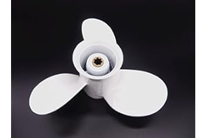 SouthMarine Aluminum Propeller 8 1/2 x 7 1/2-N for Yamaha 6hp 8hp 9.9hp F6 F8 F9.9 Boat Engines 6G1-45943-00-EL 6G1-45943-00-00 8.5x7.5