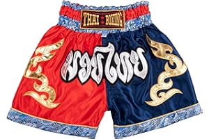 MUAY NATION Muay Thai Shorts for Kids (2 Years - 12 Years) Girls Boys Boxing Pants for Kickboxing MMA Martial Arts