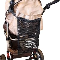 Filet De Rangement Pour Poussette - Sac Extensible, Facile à Attacher - Pour Garder La Poussette Organisée Et Propre
