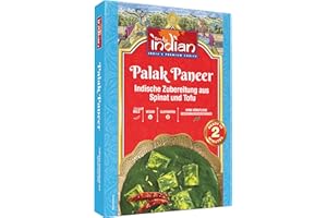 TRULY INDIAN Palak Paneer, Kashmiri Fertiggericht, Spinat mit Tofu, 6er Pack (6 x 300 g)