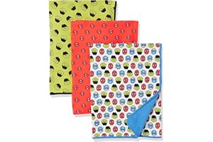 Amazon Essentials Disney | Marvel | Star Wars Coperte Avvolgenti Bambini e ragazzi, Pacco da 3, Confezione Da 3 Amici Marvel, Taglia unica