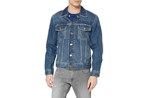 Wrangler Herren Classic Jacket Mid Stone Jeansjacke