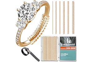 KUEROAMI Ring Verkleinerung - 12 Stück 6 Größen Ringverkleinerer Unsichtbar - Transparent Silikon Lose Ringgrößenversteller für Männer Frauen - Ring Kleiner Machen Size Adjuster