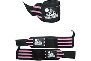 Nordic Lifting New Wrist Wraps (1 Pair) - Premium Support for Weightlifting|Crossfit|Gym