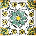 Ceramic Mexican Tile – 10.5cm- Handmade and Ethically Traded by Tumia LAC