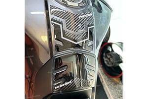 BLACK DOVES GRAPHICS Adesivo 3D Protezione Serbatoio Tank Pad compatibile con/sostitutivo per Yamaha Tracer 900 (Tank Pad)
