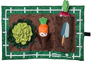 Nina Ottosson napisany przez Outward Hound Activity Matz Garden Game - Mata do karmienia psa - pluszowa zabawka