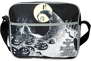 TIRRITO The Nightmare Before Christmas Jack & Sally Messenger Messenger - Bolso bandolera