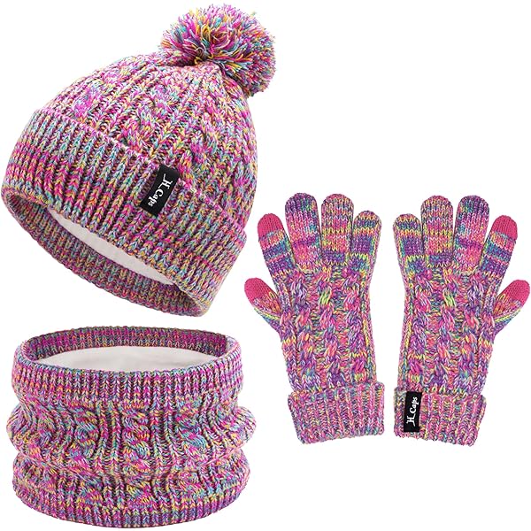 Gant Enfant Ans Hiver Ensemble Bonnet écharpe Gants Enfant 0-7