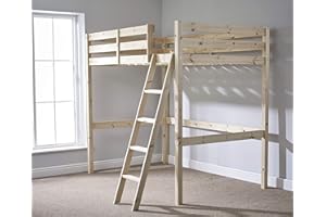 STRICTLY BEDS&BUNKS Limited Celeste High Sleeper Loft Bunk Bed, 3ft Single