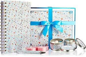 thegiftbox Scented Candle Gifts for Women with Notebook and Pen Gifts for Mum Ladies Luxury Gifts for Birthday Christmas Gifts (Gigglemoon)