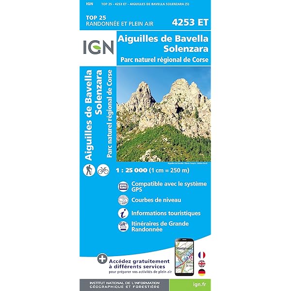 Couverture du livre 4253ET Aiguilles de Bavella Solenzara - PNR de Corse