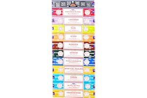 NAG CHAMPA Satya - Bastoncini di incenso, 12 pezzi da 15 g