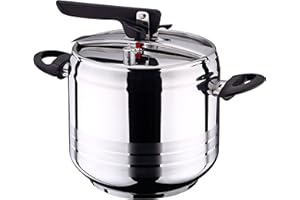 San Ignacio Premium-olla a Pressione 7l SGP Duna, Acciaio Inox, Cromato