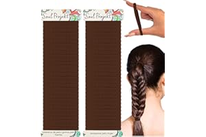 Soul Projekt - Elástico para cabello marrón, 60 unidades, 4 mm, resistente, antirotura, para niña, hombre y mujer, colete de pelo sin enganchar, para cola de caballo, trenzas y gimnasio