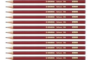 ‎STABILO STABILO - Bleistift - Schwan in rot - Härtegrad H - 12er Pack