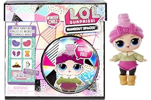 L.O.L. Surprise! LOL Surprise Winter Chill Juego de Muebles - Cozy Babe - con más de 10 sorpresas Que Incluyen muñeca, Accesorios y Muebles - Set de Juego Plegable - Coleccionable - Edad: 4+ años