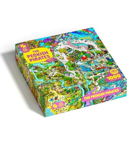QUOKKA Puzzle da 1000 pezzi per adulti e superiori, puzzle per uomini e donne, attività da falò per bambini dagli 8 ai 12 anni in su, giocattolo colorato per la famiglia