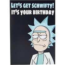 Cheeky Chops Cards, Full colour,Large A5 Card, C815 Birthday Greeting Card  Funny Rick and Morty - Let's get Schwifty! TV sci-fiC815 : Amazon.co.uk:  Stationery & Office Supplies