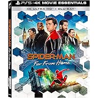 Spider-Man: Far From Home (4K Ultra-HD+Blu-Ray). La copertina può variare leggermente