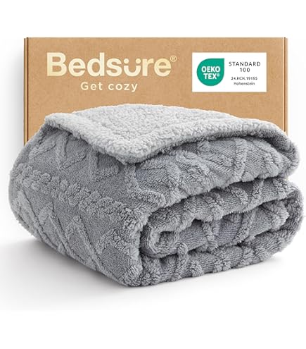 Good Nite Blanket 130x150cm Reversible Sherpa Fleece Blanket
