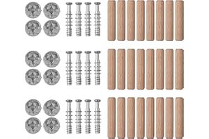 wolfcraft Uniones excéntricas para muebles - 2955000 - Material consumible para uniones roscadas
